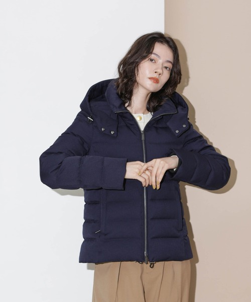 NANO universe（ナノ・ユニバース） ダウンジャケット S ネイビー