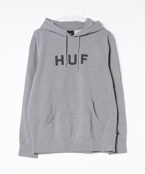 ファッション HUF 「HUF」 プルオーバーパーカー M グレー メンズ : ZOZOTOWN トップス