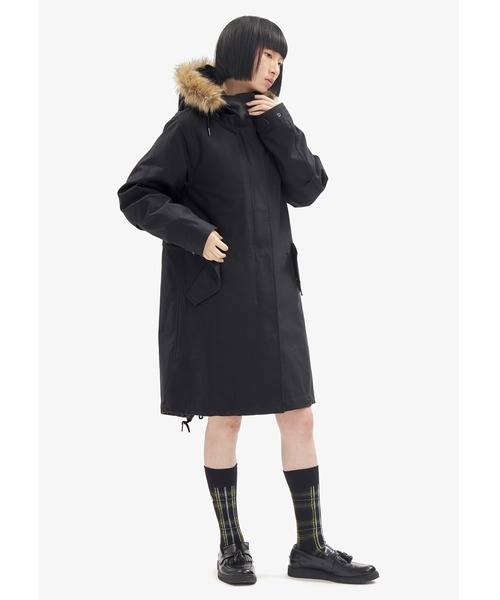 FRED PERRY（フレッドペリー） モッズコート 10 カーキ レディース