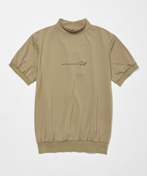 UNITED ARROWS GOLF tシャツ メンズ スムース モックネック