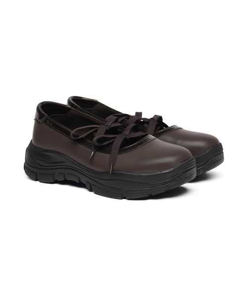 Rockfish Weatherwear バレエシューズブラック メリージェーン FLATFORM SCRUNCH MARYJANE（バレエシューズ）｜ROCKFISH