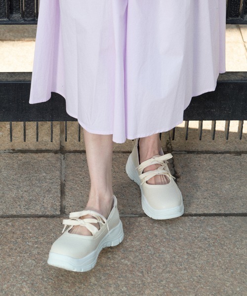 Rockfish Weatherwear スニーカー FLATFORM RIBBON MARYJANE