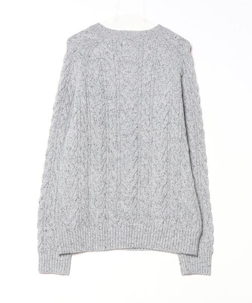 「BANANA REPUBLIC」 長袖ニット L グレー メンズ