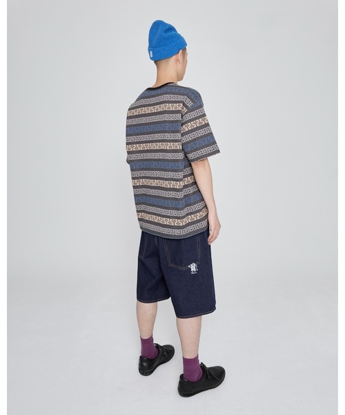 Tシャツ・カットソー YESEYESEE Y.E.S Palm Jacquard LS 5JH756 YESEYESEE tシャツ Y.E.S Palm Jacquard Tee メンズ レディース
