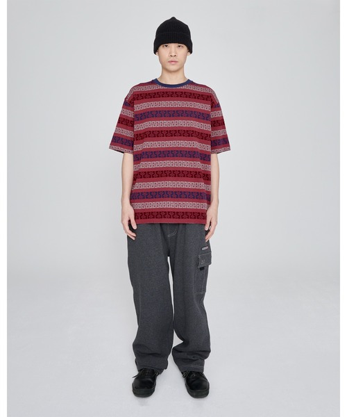 Tシャツ・カットソー YESEYESEE Y.E.S Palm Jacquard LS 5JH756 YESEYESEE tシャツ Y.E.S Palm Jacquard Tee メンズ レディース