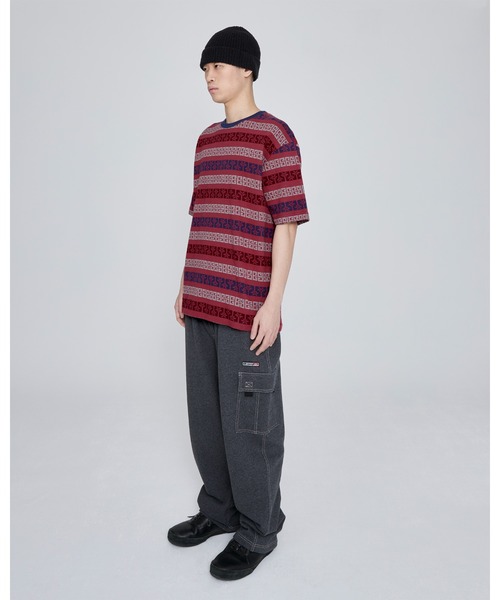 Tシャツ・カットソー YESEYESEE Y.E.S Palm Jacquard LS 5JH756 YESEYESEE tシャツ Y.E.S Palm Jacquard Tee メンズ レディース