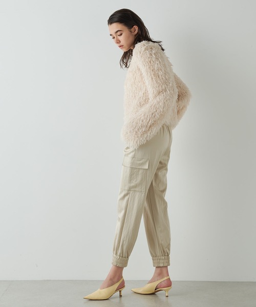 【新品未使用】Whim Gazette サテンカーゴパンツ　サテンジョガーパンツ AG241PT0101_9.jpg