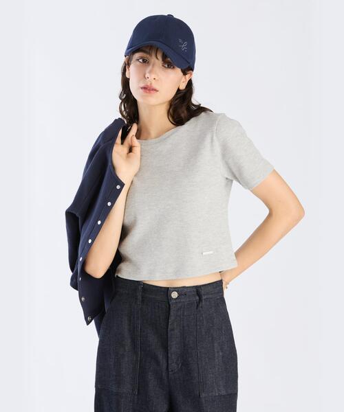 tシャツ ワッフルコンパクトTシャツ レディース