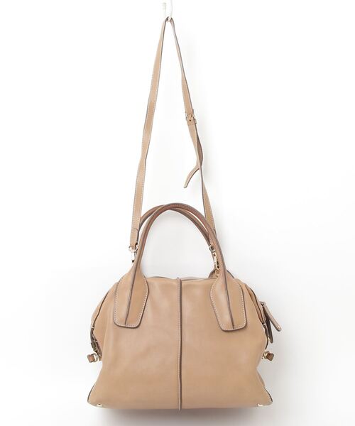 【TOD’S】2wayバッグ　D-STYLING レザー　ベージュ. TOD'S 「TOD'S」 2WAYバッグ - ベージュ レディース : ZOZOTOWN
