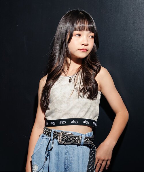 algy（アルジー） タンクトップ 肌着 クロップドタンク キッズ 子供服