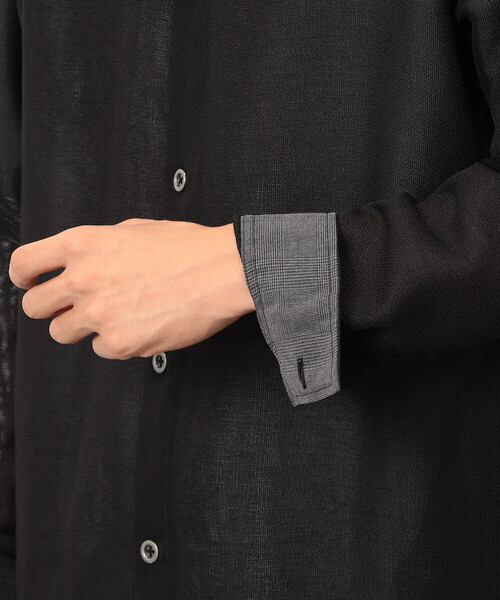 COMME CA ISM（コムサイズム） ブルゾン アウター カラミメッシュ