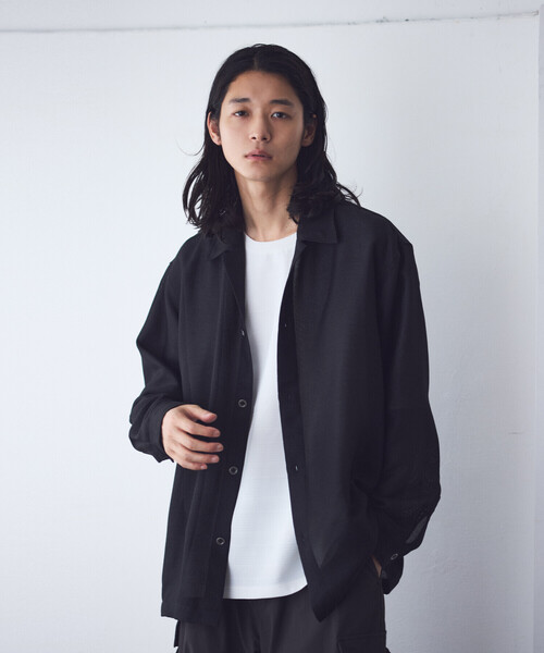 COMME CA ISM（コムサイズム） ブルゾン アウター カラミメッシュ