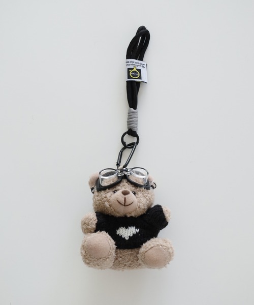 Crossi チャーム テディベアぬいぐるみ チャーム キーホルダー