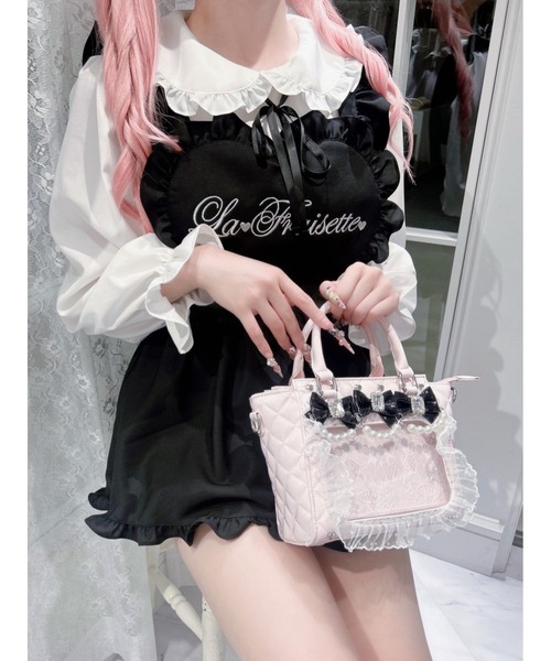 Ank Rouge ワンピース ハートエプロンセットアップ : ZOZOTOWN