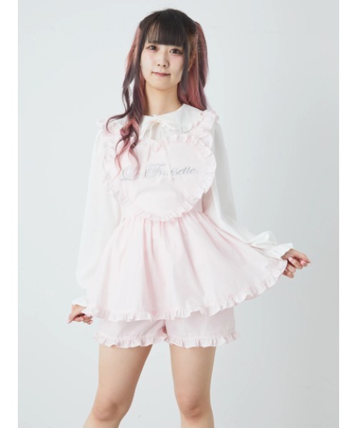 Ank Rouge（アンクルージュ） ワンピース ハートエプロンセットアップ