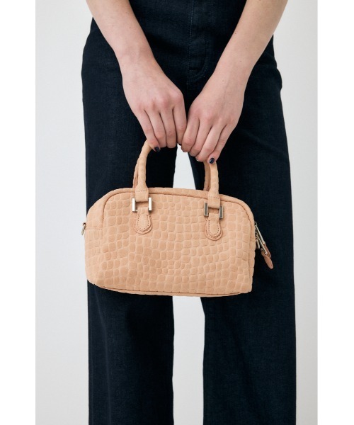 MOUSSY ボストンバッグ F/CROCO MINI レディース : ZOZOTOWN