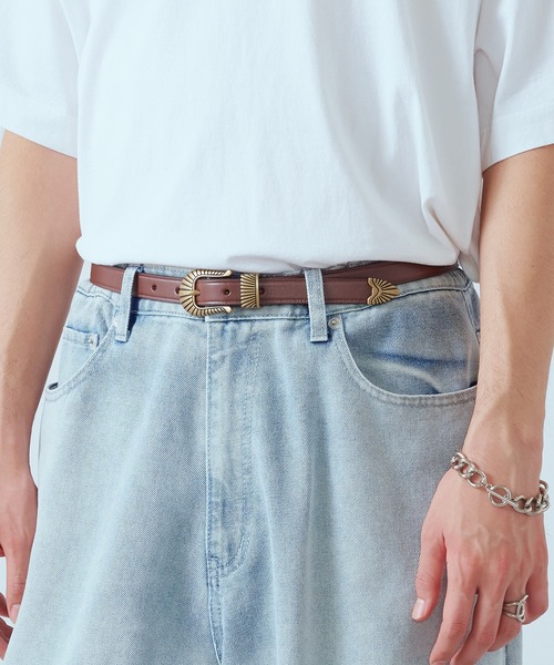 Wrangler（ラングラー） ベルト 「Wrangler」NARROW BELT メンズ