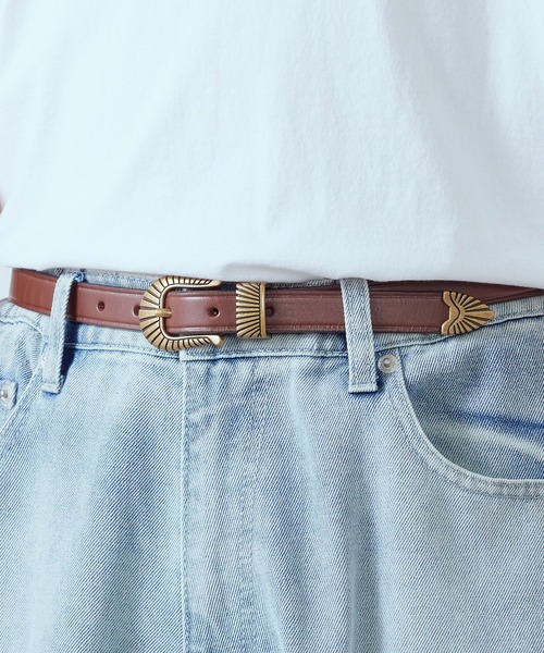 Wrangler（ラングラー） ベルト 「Wrangler」NARROW BELT メンズ