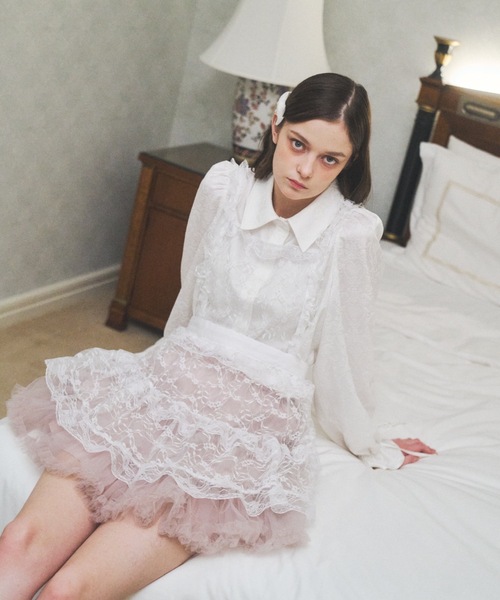 Lovilyn ワンピース 推し活チュールエプロンワンピース : ZOZOTOWN