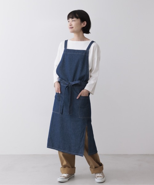 RRL インディゴエプロン 楽天市場】DENIM HALF APRON ヴィンテージ風デザイン ハーフ