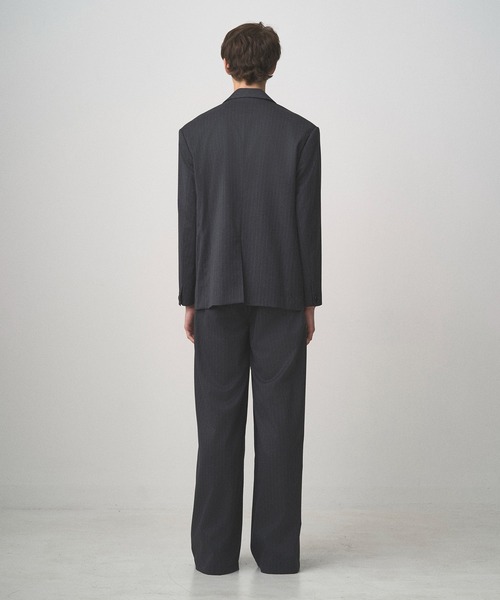 ジャケット テーラードジャケット PINSTRIPE STRUCTURED JACKET メンズ レディースの画像