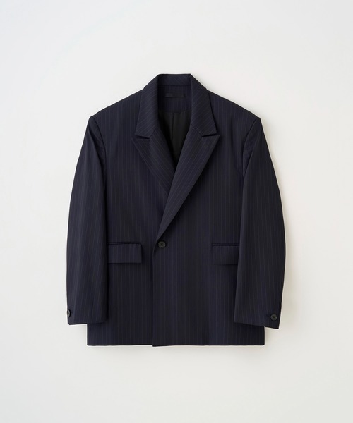 ジャケット テーラードジャケット PINSTRIPE STRUCTURED JACKET メンズ レディースの画像