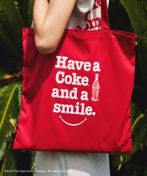 Coca Cola（コカコーラ） トートバッグ 「Coca-Cola」ロゴプリント 