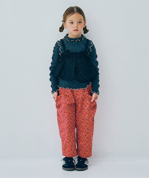 パンツ 「ジュニア対応」総柄ツイルワイドパンツ キッズ 子供服 男の子 女の子 | p.premier | 15