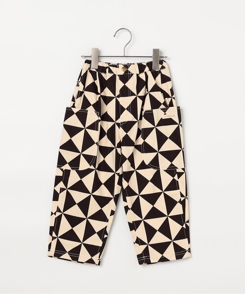 パンツ 「ジュニア対応」総柄ツイルワイドパンツ キッズ 子供服 男の子 女の子 | p.premier | 09