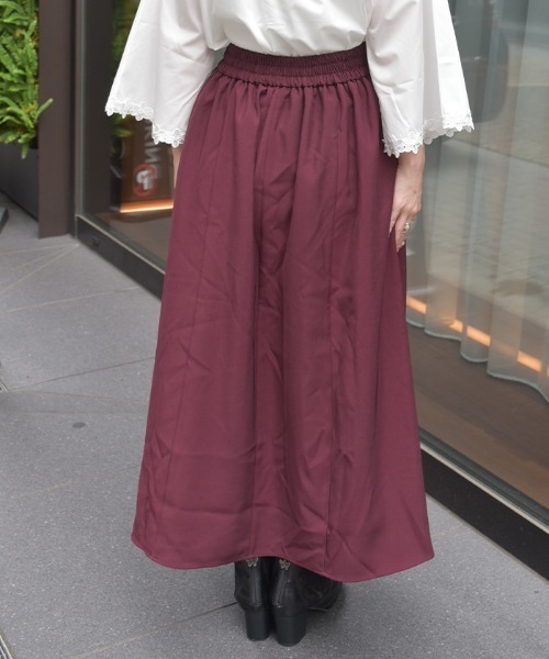 axes femme（アクシーズ ファム） スカート 連ボタンフレアスカート