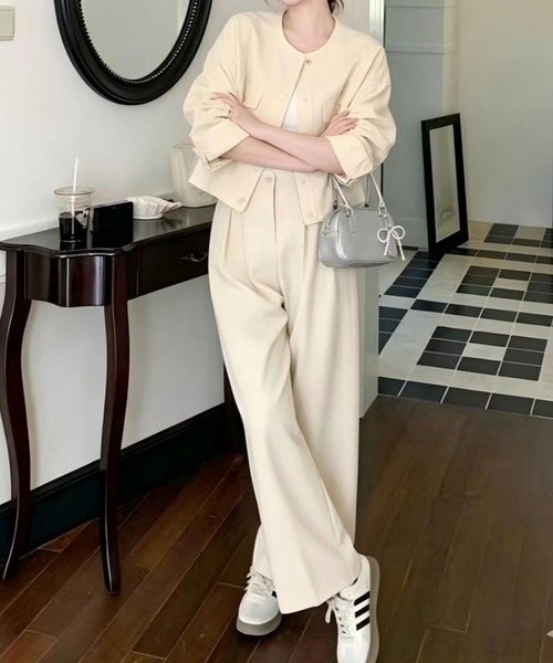 Apolina セットアップ Aelina セットアップ デニムセットアップ レディース : ZOZOTOWN Yahoo