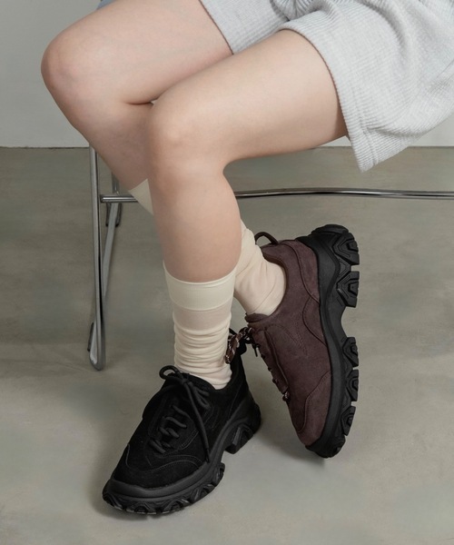 lawgy（ラウジー） スニーカー asymmetry design dad sneaker