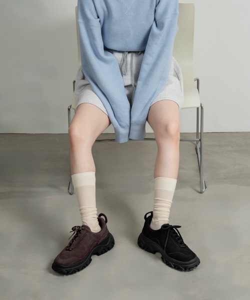 lawgy（ラウジー） スニーカー asymmetry design dad sneaker