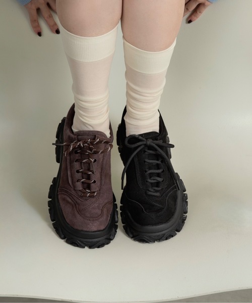 lawgy（ラウジー） スニーカー asymmetry design dad sneaker