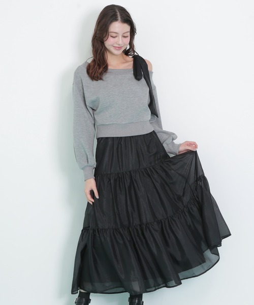 JILL by スエットセットアップ JILL by JILL STUART（ジルバイジルスチュアート） ワンピース 肩