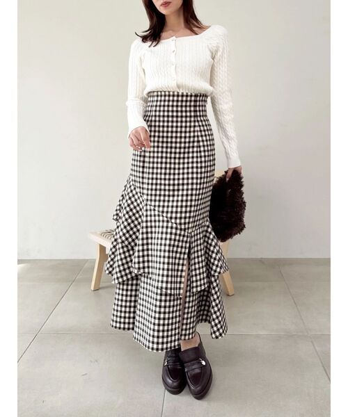 dazzlin（ダズリン） スカート バックレースアップアシメマーメイド