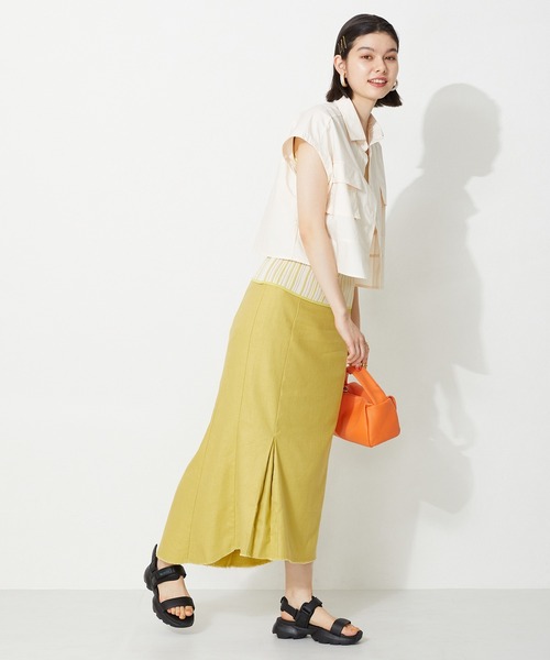 「ORiental TRaffic」 フラットサンダル 25.5cm ブラック レディース_画像3