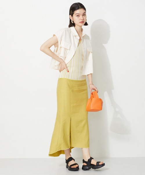 「ORiental TRaffic」 フラットサンダル 25.5cm ブラック レディース_画像4
