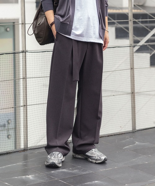 ATTACHMENT アタッチメント　スラックス ATTACHMENT（アタッチメント） ワイドパンツ スラックス メンズ