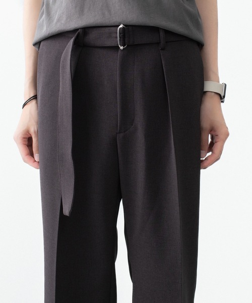 ATTACHMENT（アタッチメント） ワイドパンツ スラックス PE ストレッチ