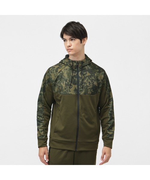 アンダーアーマー 新品 未使用 パーカー パンツ 上下セット カモ フルジップ UNDER ARMOUR（アンダーアーマー） ジャージ UAアーマーフリース カモ