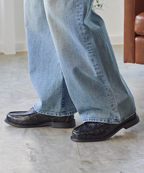 London Shoe Make（ロンドンシューメイク） ローファー ペイズリー