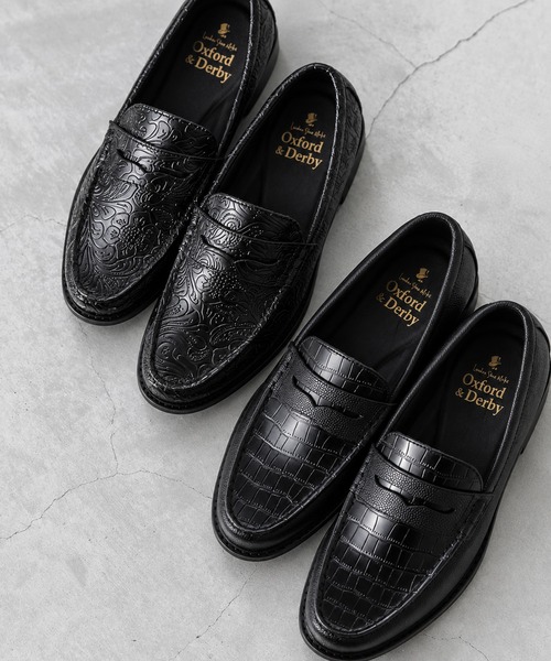 London Shoe Make（ロンドンシューメイク） ローファー ペイズリー