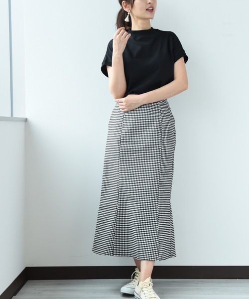 「INTERPLANET」 ロングスカート FREE ブラック系その他 レディース_画像4