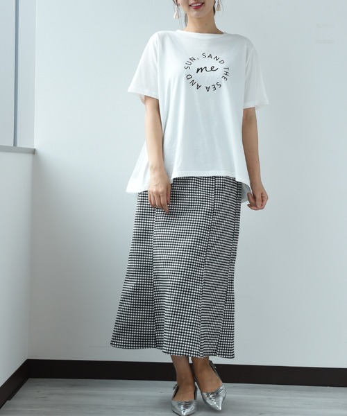 「INTERPLANET」 ロングスカート FREE ブラック系その他 レディース_画像6