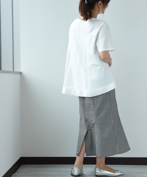 「INTERPLANET」 ロングスカート FREE ブラック系その他 レディース_画像7