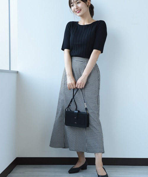 「INTERPLANET」 ロングスカート FREE ブラック系その他 レディース_画像8