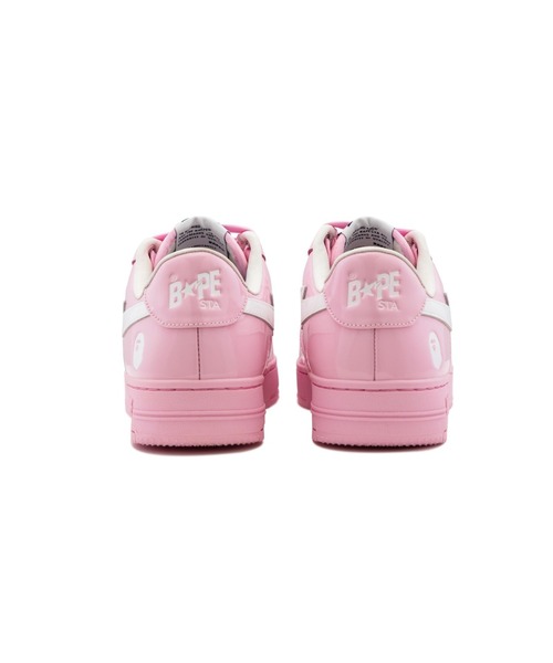 BAPE スニーカー ホワイト/ピンク A BATHING APE（アベイシングエイプ） スニーカー BAPE STA #2 メンズ