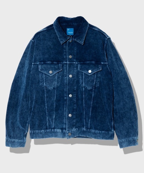 GOOD ON（グッドオン） カバーオール KNIT CORDUROY G-JAN INDIGO
