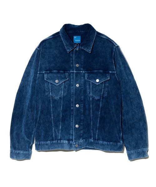 GOOD ON（グッドオン） カバーオール KNIT CORDUROY G-JAN INDIGO